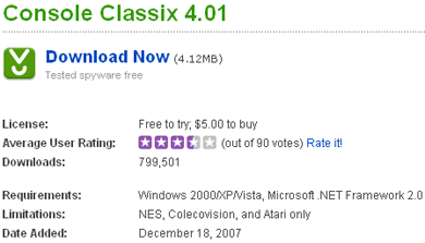 Console Classix @ Download.com