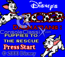 102 Dalmatians Puppies to the Rescue GBC Screenshot Screenshot 1