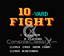 10 Yard Fight NES Screenshot 1
