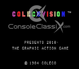 2010 The Graphic Action Game Colecovision Screenshot 1