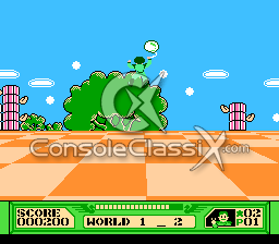 3-D World Runner NES Screenshot Screenshot 3