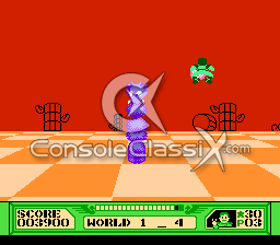 3-D World Runner NES Screenshot Screenshot 4