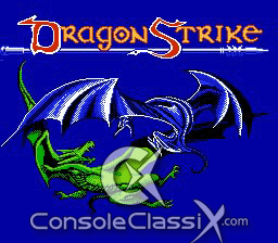 AD&D Dragon Strike NES Screenshot 1
