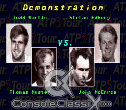 ATP Tour Championship Tennis Genesis Screenshot 2