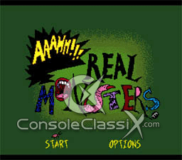 Aaahh!!! Real Monsters Genesis Screenshot 1