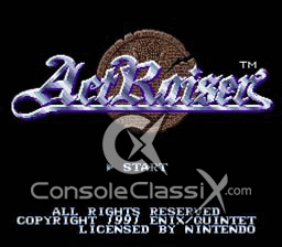 Act Raiser SNES Screenshot 1