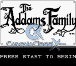 Addams Family Gameboy Screenshot 1