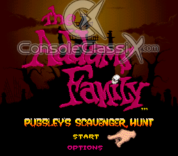 Addams Family: Pugsley's Scavenger Hunt SNES Screenshot 1