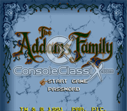 Addams Family Super Nintendo Screenshot 1
