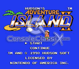Adventure Island 2 NES Screenshot 1