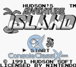Adventure Island Gameboy Screenshot 1