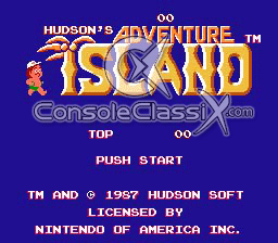 Adventure Island NES Screenshot 1