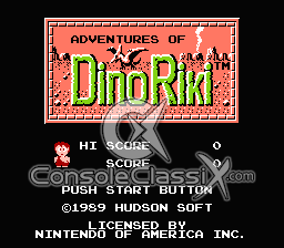 Adventures of Dino Riki screen shot 1 1