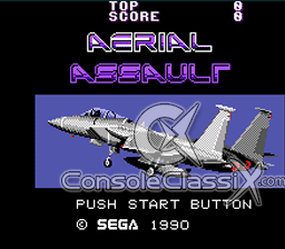 Aerial Assault Master System Screenshot 1