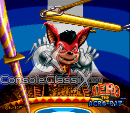 Aero the Acro-Bat Genesis Screenshot Screenshot 1