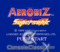 Aerobiz Supersonic Sega Genesis Screenshot 1