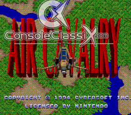 Air Cavalry SNES Screenshot Screenshot 1