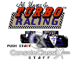 Al Unser Jr. Turbo Racing NES Screenshot 1