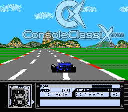 Al Unser Jr. Turbo Racing NES Screenshot 3