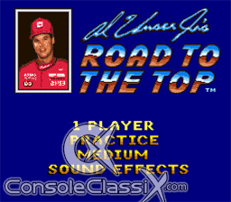 Al Unser Jr.'s Road to the Top SNES Screenshot 1