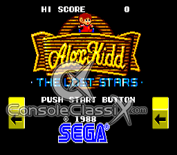 Alex Kidd The Lost Stars Sega Master System Screenshot 1
