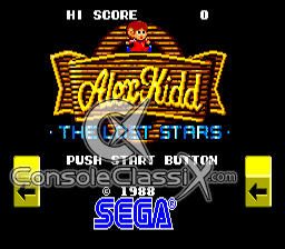 Alex Kidd The Lost Stars Master System Screenshot Screenshot 1