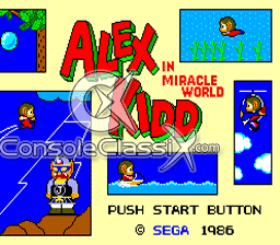 Alex Kidd in Miracle World Sega Master System Screenshot 1