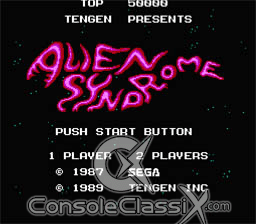 Alien Syndrome NES Screenshot Screenshot 1