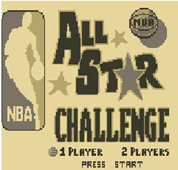 NBA All Star Challenge Gameboy Screenshot Screenshot 1