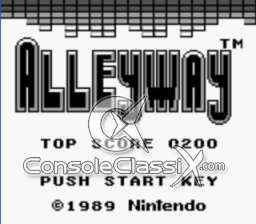 Alley Way GB Screenshot 1
