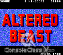 Altered Beast Master System Screenshot Screenshot 1