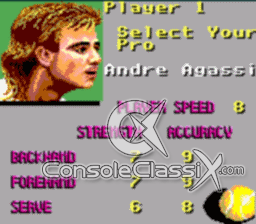 Andre Agassi Tennis screen shot 2 2