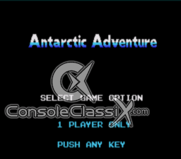 Antarctic Adventure Colecovision Screenshot Screenshot 1