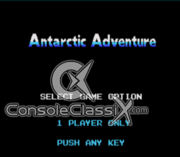 Antarctic Adventure Colecovision Screenshot 1