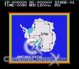Antarctic Adventure Colecovision Screenshot 2