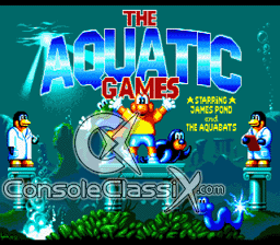Aquatic Games Starring James Pond and the Aquabats Genesis Screenshot Screenshot 1