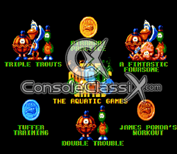 Aquatic Games Starring James Pond and the Aquabats Genesis Screenshot 2