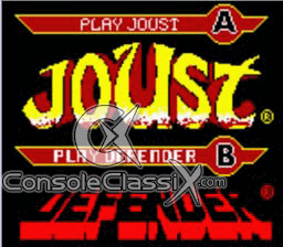 Arcade Hits Joust & Defender GBC Screenshot Screenshot 1