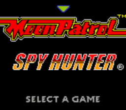 Arcade Hits Moon Patrol & Spy Hunter Gameboy Color Screenshot 1