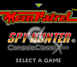 Arcade Hits Moon Patrol & Spy Hunter GBC Screenshot Screenshot 1