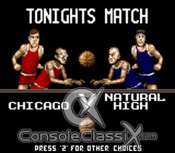 Arch Rivals Gamegear Screenshot 2