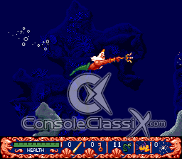 Ariel The Little Mermaid Genesis Screenshot 2