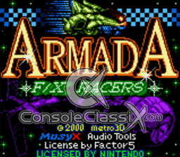 Armada F/X Racers Gameboy/Gameboy Color Screenshot 1