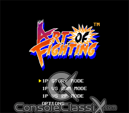 Art of Fighting SNES Screenshot 1