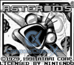 Asteroids GB Screenshot 1