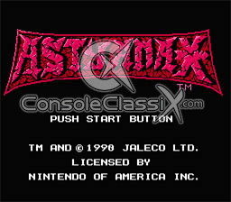 Astyanax NES Screenshot Screenshot 1