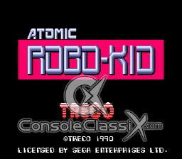 Atomic Robo-Kid Genesis Screenshot Screenshot 1