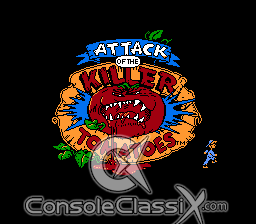 Attack of the Killer Tomatoes NES Screenshot Screenshot 1