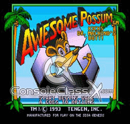 Awesome Possum Genesis Screenshot Screenshot 1