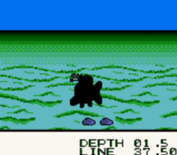 Black Bass Lure Fishing Gameboy/Gameboy Color Screenshot 2